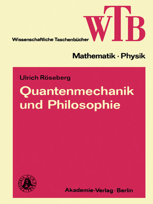 cover image of Quantenmechanik und Philosophie